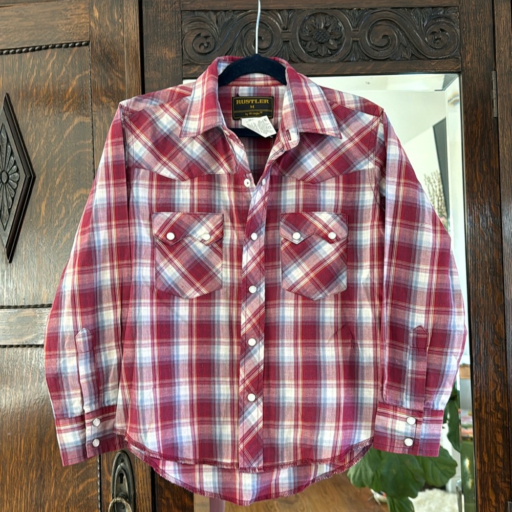 🤠 Rustler Boys Western Button Up Shirt